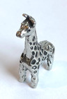 Basic Spirit Canada Handcrafted Pewter Miniature Figurine  giraffef  1 1 2  Tall