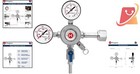 Pro Series Dual Gauge Co2 Draft Beer Regulator Chrome Brass Gas Fittings
