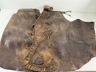 Incredible Antique 1920s 30s Western Cowboy Rodeo Batwing Leather Chaps Ks