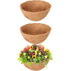 Coco Coconut Liners 10 12 14 Inch Round Fiber Hanging Basket Replacement 3 6 Pcs