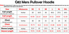 Mens Pullover Hoodie Hooded Sweatshirt Fleece Jacket Jumper Plain Hoody S-8xl