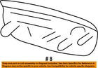 Chrysler Oem 00-04 Grand Cherokee Gate Hardware-handle  Outside 55136699ac