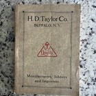 Antique 1916 Hd Taylor Auto Supplies Catalog Ford Model T Champion Spark Plugs