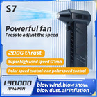 X3 High-speed Air Duster  130 000 Rpm Brushless Motor Air Blaster  4-speed Adjus