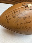1969 Texas Longhorns National Champions Team Signed Football 62  Signatures