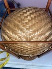 Vintage Japanese Ikebana Woven Ikebana Plant Stand 31cm 