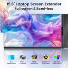 Kefeya Laptop Screen Extender  15 6  Fhd 1080p Ips Portable Monitor For Lapto   