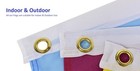 Japan Large Flag 5 X 3 Ft - 100  Polyester With Eyelets - Japanese Asia
