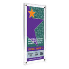 Ultra Pro 2-1 2  X 7  Lucite Ticket Holder For Long Term Ticket Stubs Protectors