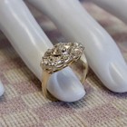 Vintage Mid-century Two Tenths Of A Carat Diamond Ring  14k Solid Gold 