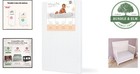 2-in-1 Mini Crib Mattress  Extra Firm  Waterproof Cover For Infants   Toddlers