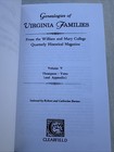Genealogies Of Virginia Families  From The William And Mary College Volume 5