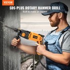 Vevor Rotary Hammer Drill Corded Drills 1  4 Modes Sds-plus Chipping Hammers