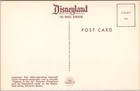 Vintage Disneyland Tomorrowland Anaheim Ca Postcard Red Monorail E-6 Unused