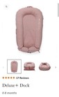 Dock A Tot Deluxe Plus In Ginger Chambray 0-8 Month With Case