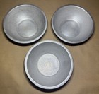 Set Of 3 Vintage Wilton Armetale Rwp 4 3 4  Fruit Berry Sauce Bowls Very Plain