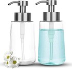 Soap Dispenser  Glass Hand Soap Dispenser With Rust Proof Pump  16oz Liquid S   
