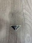 Prada Replacement Triangle Metal Black Logo Plate For Repair 1 5 