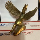 Leonard Solid Brass Pegasus Winged Horse Statue Figurine 7    Mythical Decor Vtg