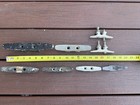Vintage Aluminum Boat Cleats Lot  8  Open Base Marine Dock Hardware 3 5 -8  Vtg