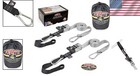 Heavy Duty 1 5in X 10ft Ratchet Tie-down Straps With Soft-tye   Hooks - 3 000 Lb