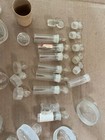 45 Mixed Lab Glass Tubes Bottles 34 50 12 24 12   More Pennyhead Hollow Stopper