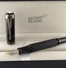 Montblanc Starwalker Black Body   Black Clip   Fountain Pen   Empty Refill
