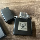 New Vintage Microphone Flip Top Style Lighter Unbranded Nos With Original Box
