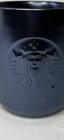 Starbucks Blue Iridescent Embossed Mermaid Logo Tumbler Mug Cup No Handle No Lid