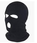 3 Hole Balaclava Beanie Hat Face Mask Ski Mask Winter Cap Hood Tactical Warm Men