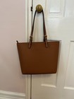 Michael Kors Jet Set Travel Medium Vegan Leather Double Pocket Tote-luggage