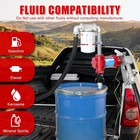 12v Dc Fuel Transfer Pump Red W  Nozzle Kit For Gasoline Diesel 15gpm