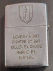 Vintage 1964-65 Viet Nam War Tuy Hoy  marines By Mistake  Zippo Lighter  Unused 