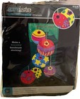 Craft Felt Christmas Stocking Kit Diy Ornaments Artiste Bright Vtg Style No Name