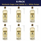 Starbucks Sugar Free Vanilla Syrup 6 Pack 1l Bottles White Pumps