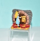 Miniature Crochet Girl Character Door Character Handmade Girl Handmade Gift Idea