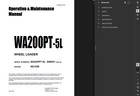Komatsu Wa200pt-5l Wheel Loader Operators Owners Manual Pdfs On Usb