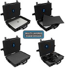 Cm Waterproof Laptop Hard Case For 15-17 Inch Gaming Laptops   Accessories- Used