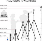 Camera Tripod  71  Foldable Aluminum Tripod monopod  360  ball Head Detachable  P