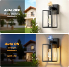 2 Pack Dusk To Dawn Outdoor Wall Light Fixtures  Exterior Porch Light  Waterproo