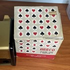 Vintage Arrco Hand Operated Playing Card Shuffler With Box  Untested