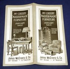 Vintage Antique 1920 s James Mccreery Co  Furniture Catalog Advertising Brochure