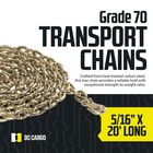 Dc Cargo Mall 4-pack Grade 70 G70 Transport Chain For Cargo Tie-down  5 16  X   