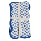 New Amanda Lindroth Batik Napkins Indigo Set Of  4 