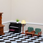 12 Pcs Dollhouse Decorative Strips Wood Miniature Supplies Wall Molding Trim