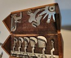 Singer Sewing Oak Puzzle Box   Attachments  C1889 Antique 