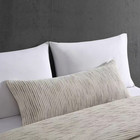 Chenille 1-piece Ivory Cotton 14 In  X 36 In  Throw Pillow Cover
