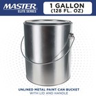 1 Gallon  128 Ounce  Paint Can  Lid   Bail Handle Unlined Metal Paint Can