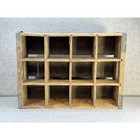Vintage 2 Handled Wooden  fresh Up W  7up  12 Bottle Crate - 70   s - Sacramento