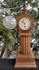 Vintage 1965 Wormwood Bayard French Figural Pillar Mantle Clock Time Only Video